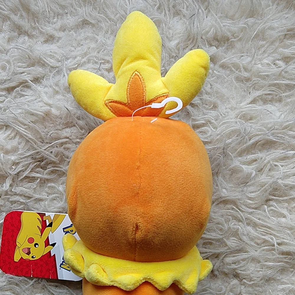 Pokemon Torchic Orange and Yellow Bird Chick Plush Tag 9